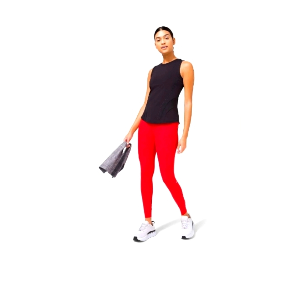 Lululemon Fast/ Free High-Rise Tight 28" *Non-Reflective Brushed Nulux Red